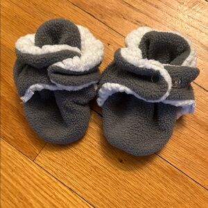 Cozy Gray Kids Slippers